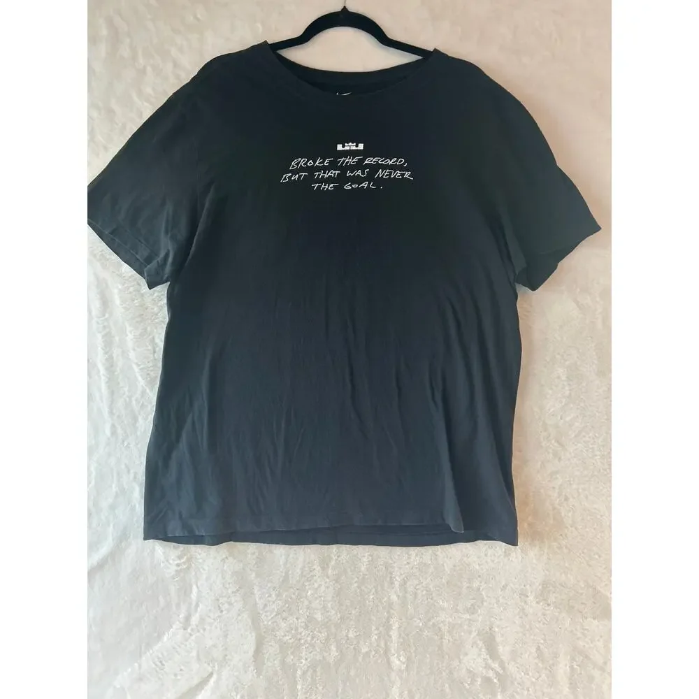 Y2K‎ Nike LeBron James Graphic Tee Black Streetwear